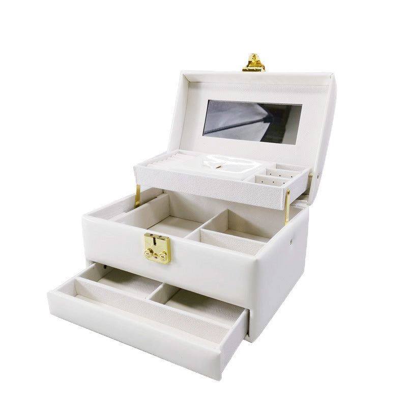 Travel Earring and Ring Necklace Storage Case