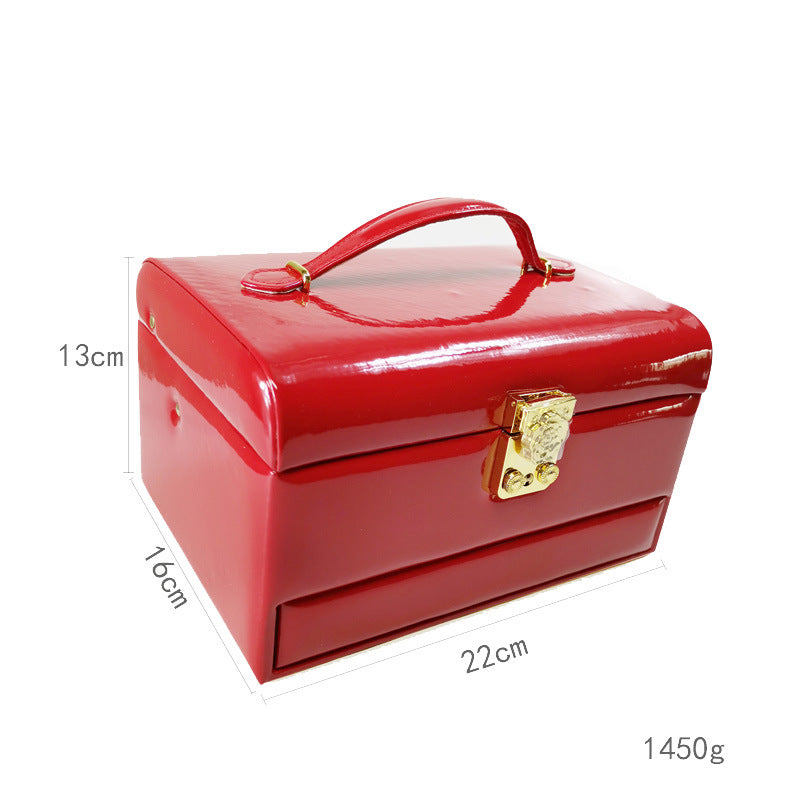 Travel Earring and Ring Necklace Storage Case