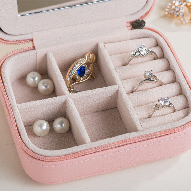 Mini Earrings Rings Jewelry Box