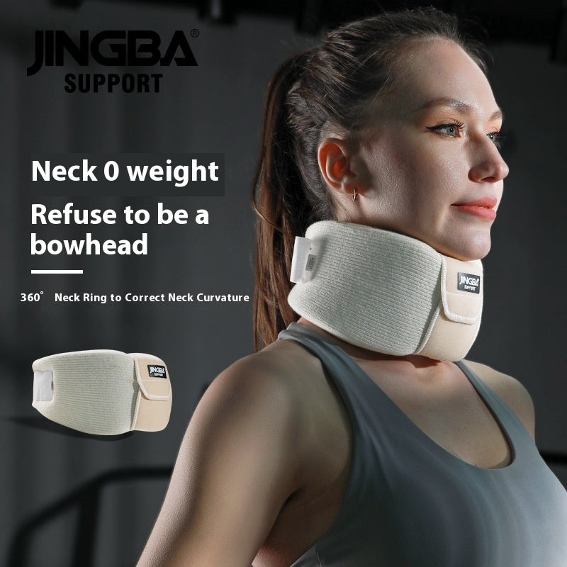 Skin color neck support foam for sports and fitness adults free size