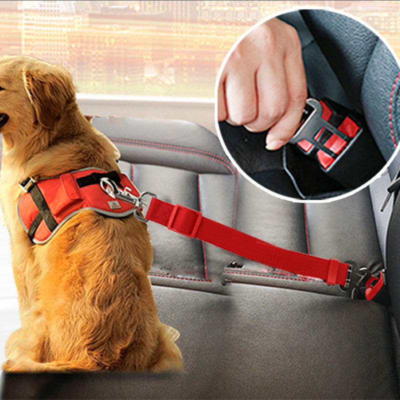 Retractable adjustable seat belt traction belt