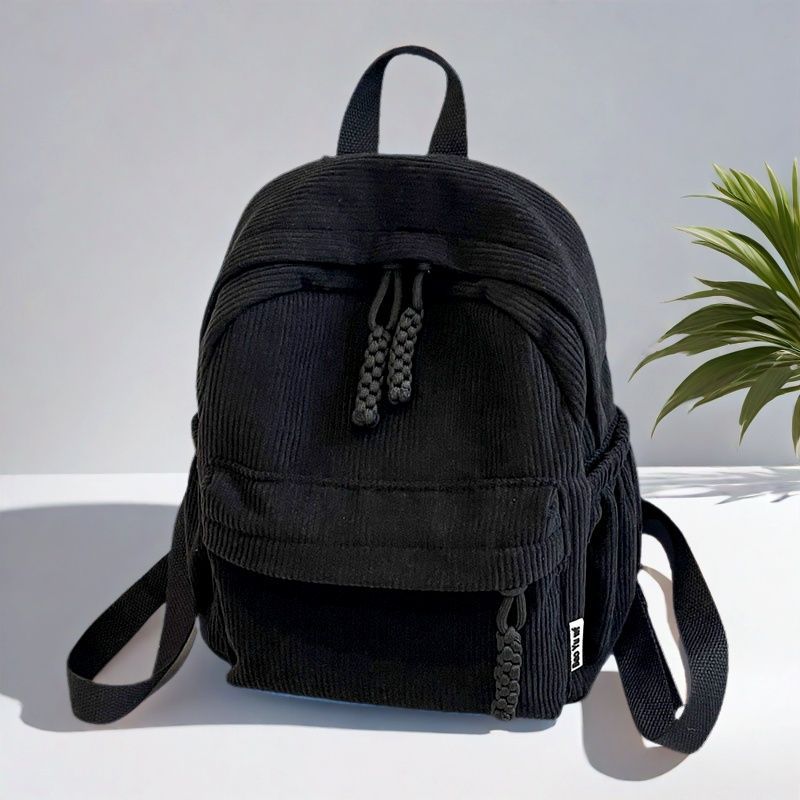 Corduroy Student Backpack
