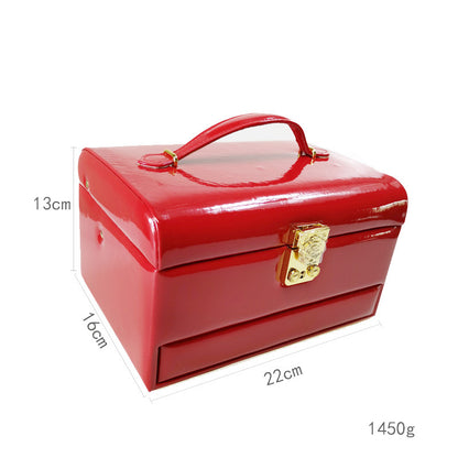 Travel Earring and Ring Necklace Storage Case