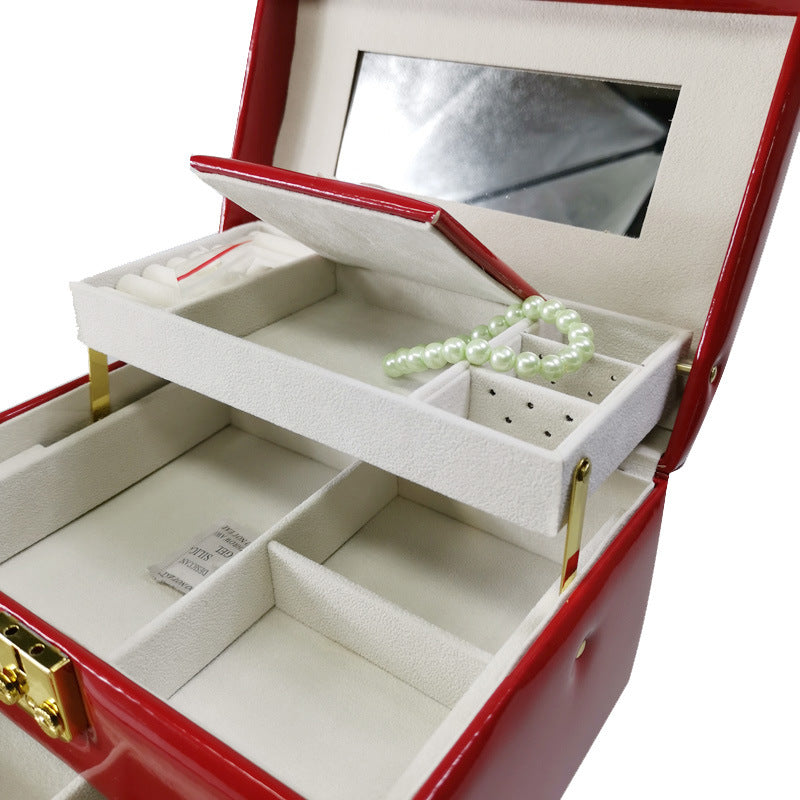Travel Earring and Ring Necklace Storage Case