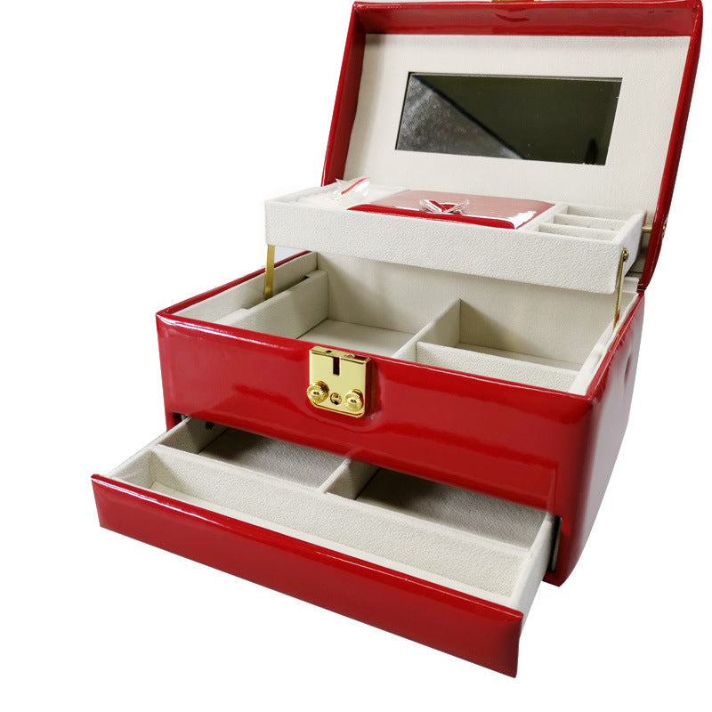 Travel Earring and Ring Necklace Storage Case