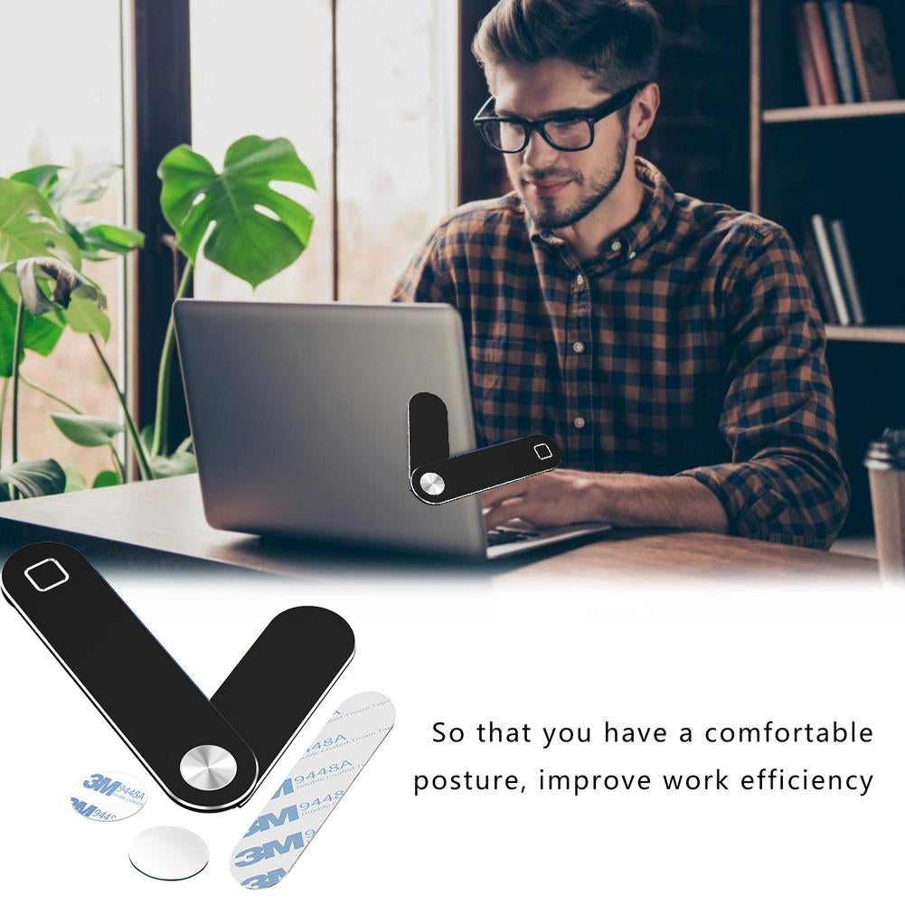  Adjustable Magnetic Laptop Phone Holder 