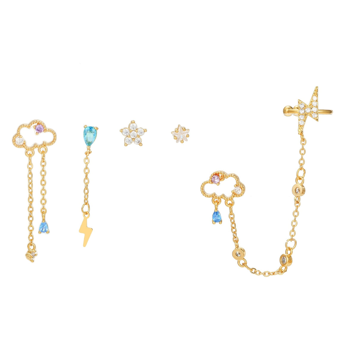 Elegant Tassel Earrings with Sparkling Spot Drill Detail