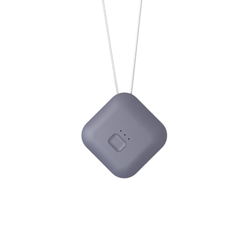 Portable USB air purifier necklace in multiple colors for personal use under 10㎡ areas
