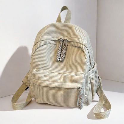 Corduroy Student Backpack