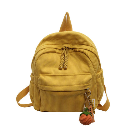 Corduroy Student Backpack