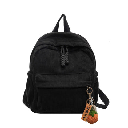 Corduroy Student Backpack