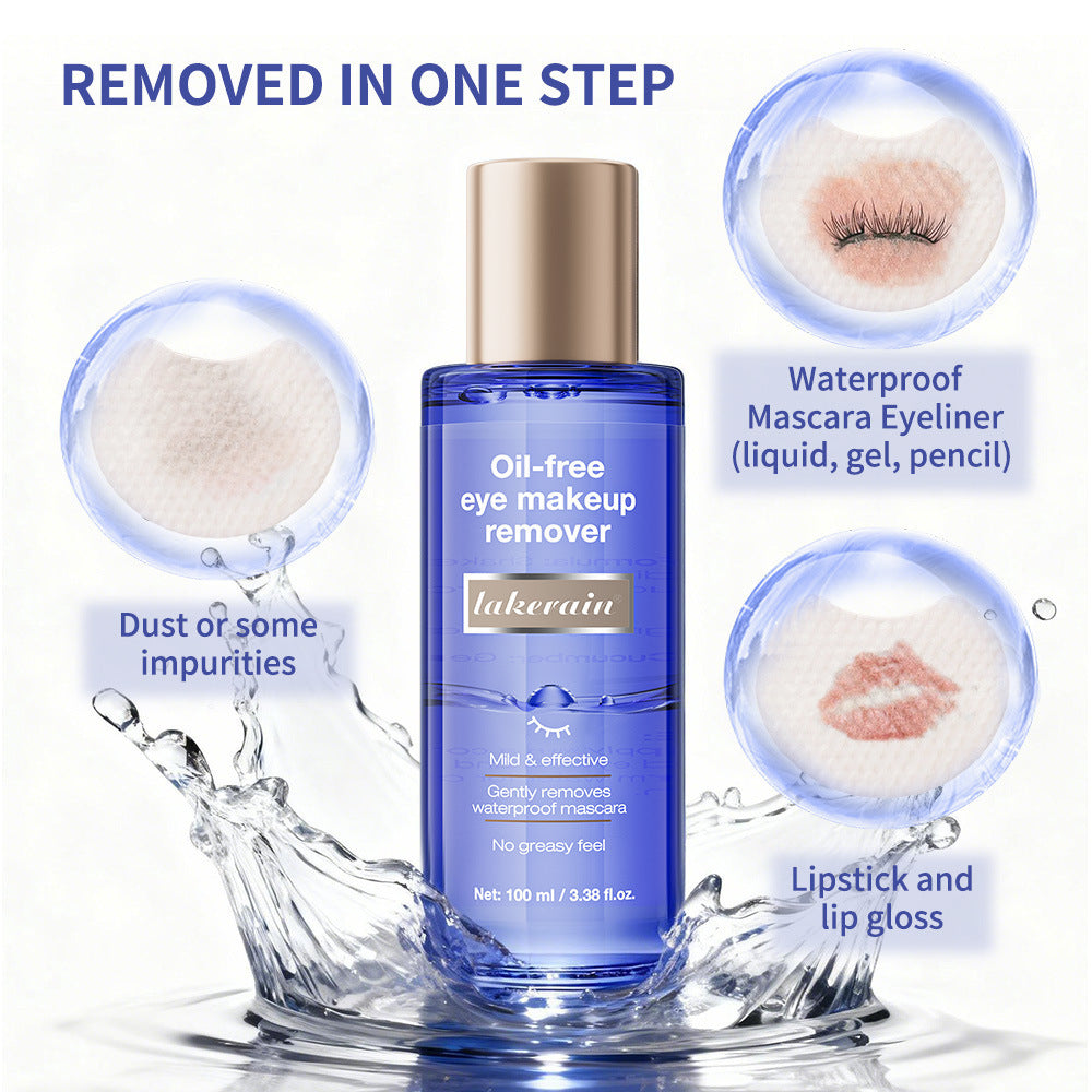 Oil-Free Makeup Remover for Gentle Eye Makeup Cleansing