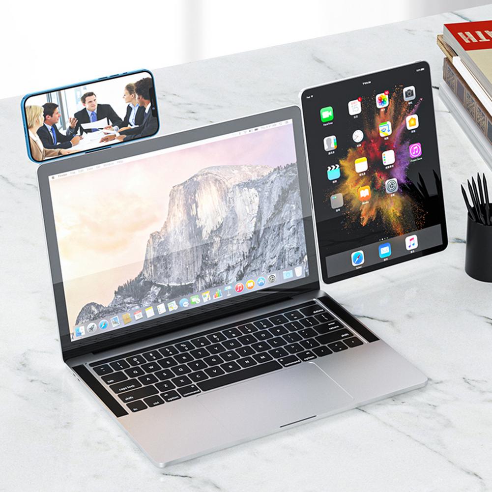  Adjustable Magnetic Laptop Phone Holder 